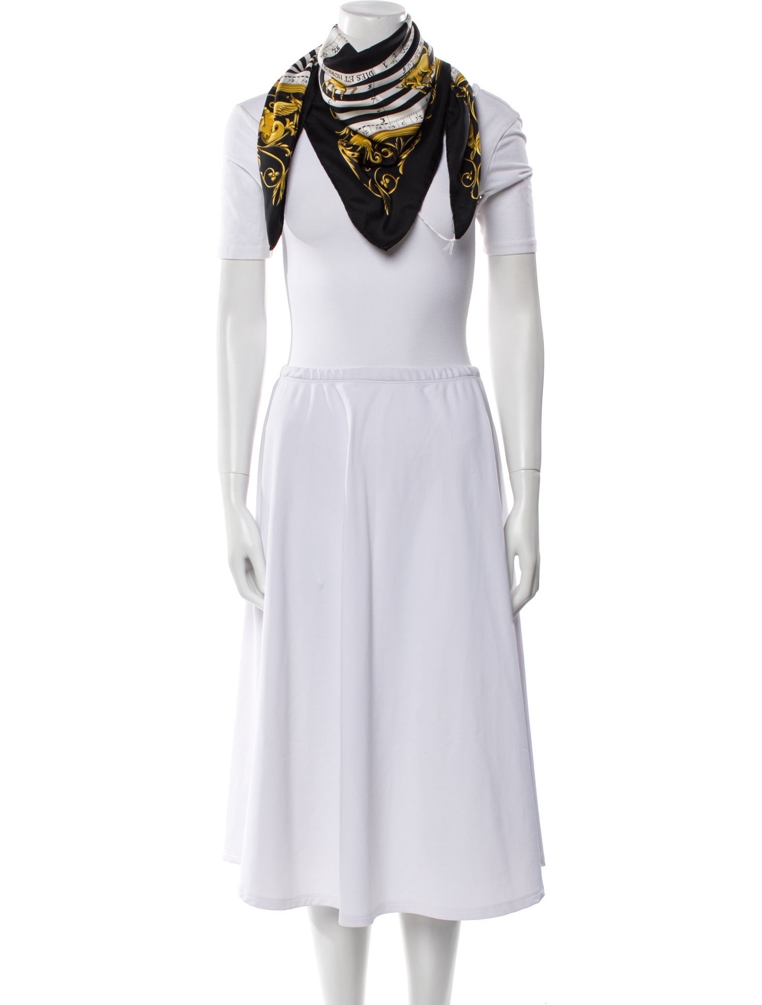 Hermès Dies Et Hore Silk Scarf